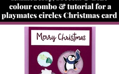 Tutorial for playmate circles Christmas card