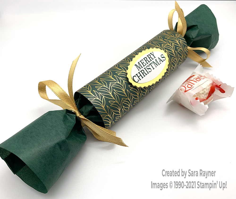 eden's garden ribbon cracker with chocolate