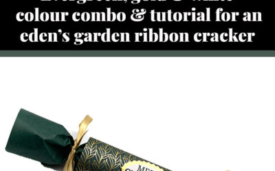 Tutorial for eden’s garden ribbon cracker