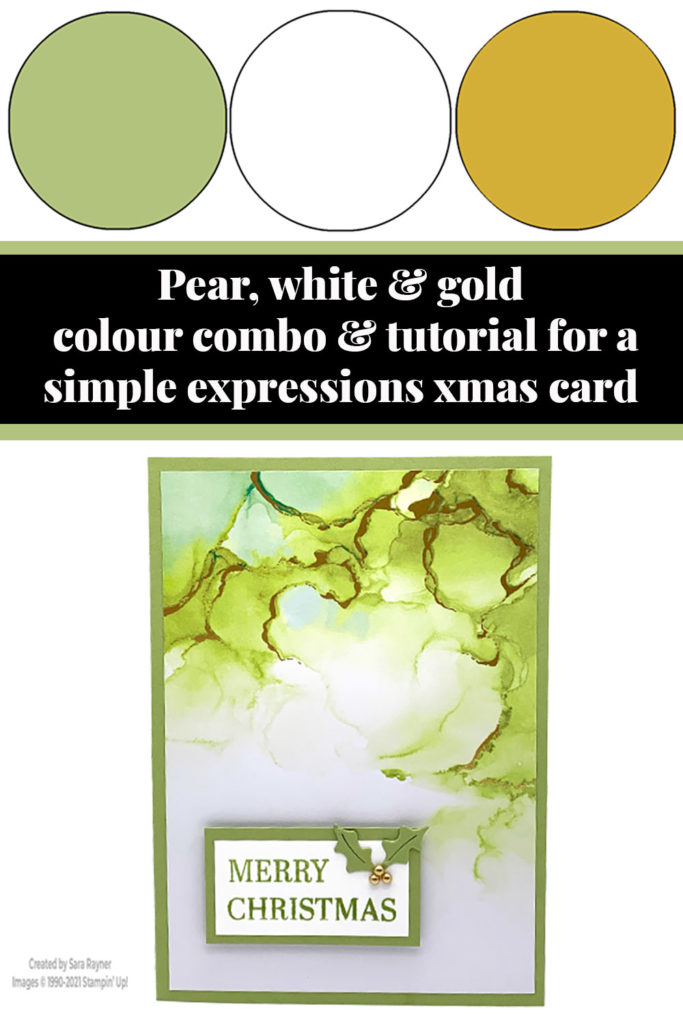 Simple Christmas expressions card tutorial