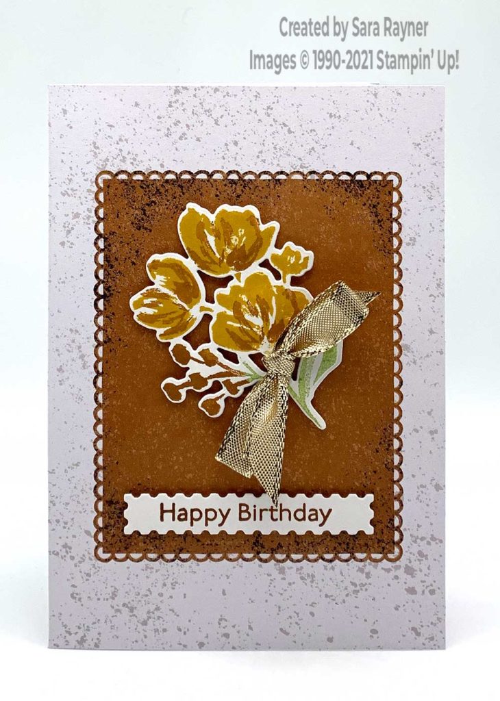 Gingerbread art birthday card