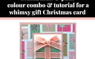 Tutorial for whimsy gift Christmas card