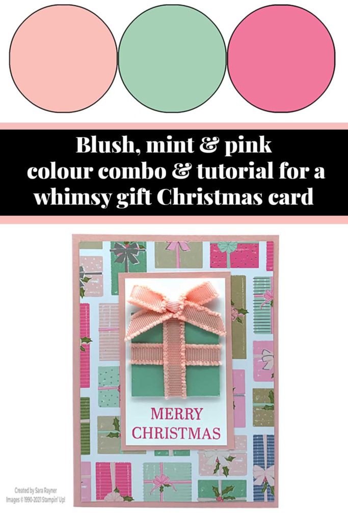 Whimsy gift Christmas card tutorial