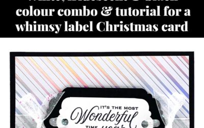 Tutorial for whimsy label card