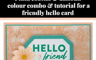 Tutorial for friendly hello card