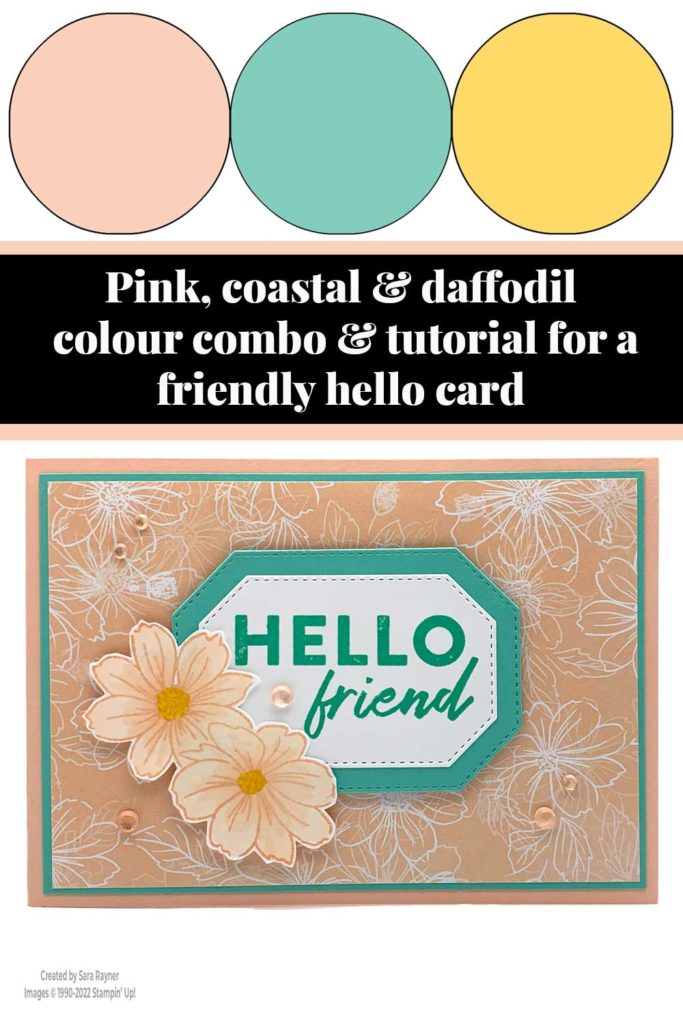 Friendly hello card tutorial