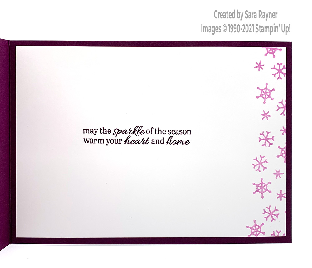 Giving gifts Christmas card insert