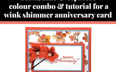 Tutorial for wink anniversary card