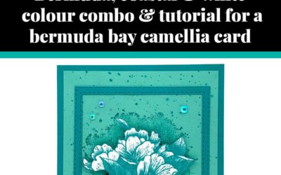 Tutorial for bermuda bay camellia card