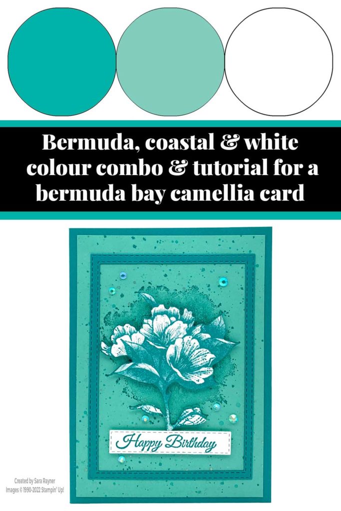 Bermuda bay camellia card tutorial