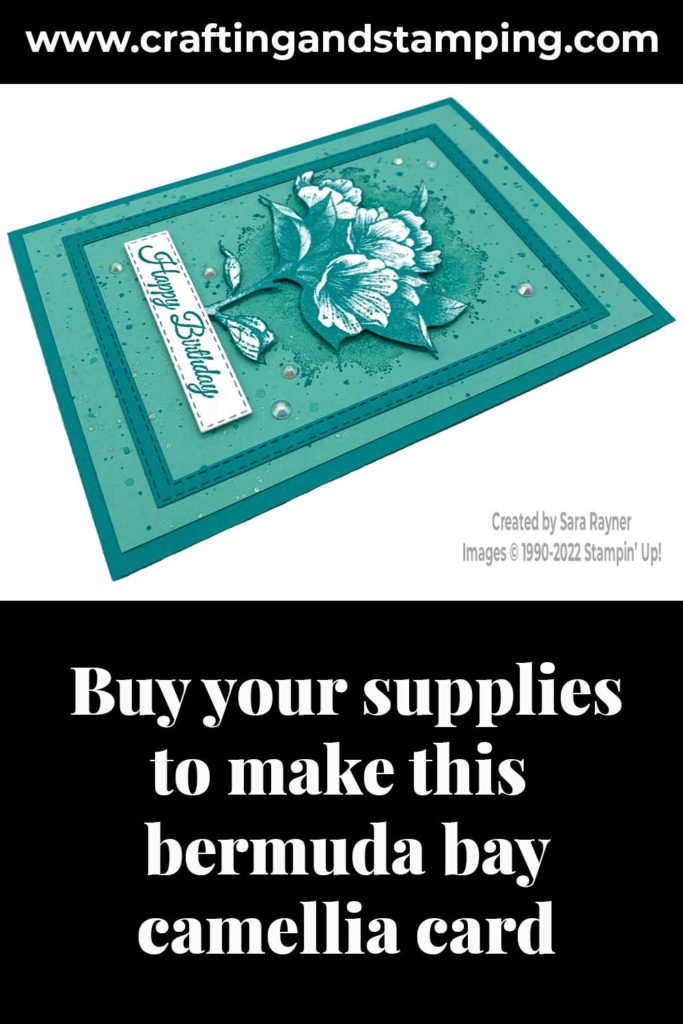 Bermuda bay camellia card supply list