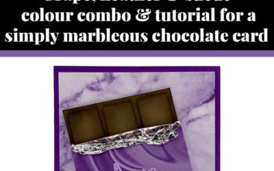 Tutorial for Simply Marbleous chocolate card