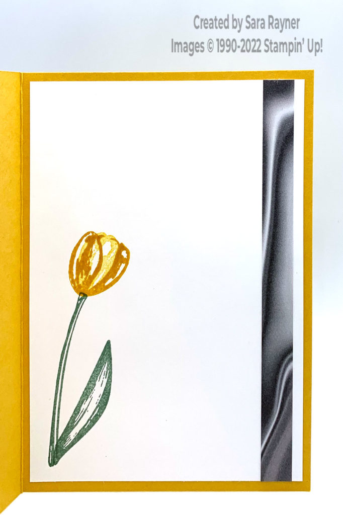 Simply marbleous tulip card insert