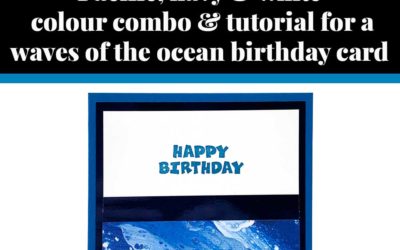 Tutorial for quick Waves of the Ocean card