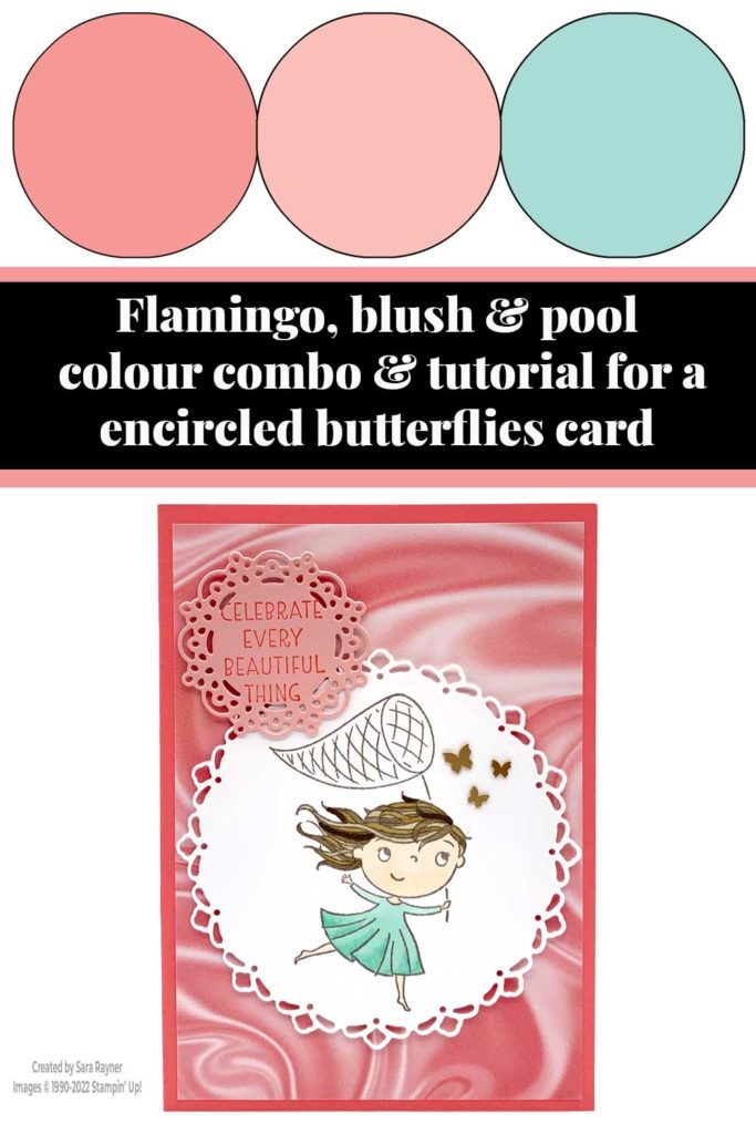 Encircled Butterflies card tutorial