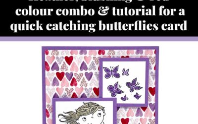 Tutorial for quick Catching Butterflies card