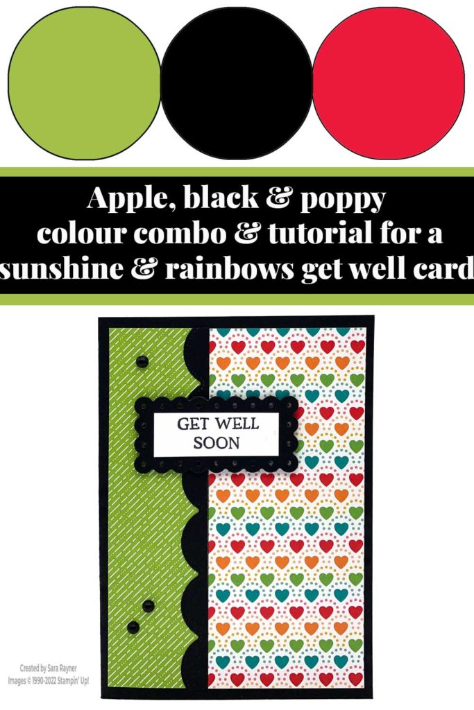 Sunshine & Rainbows card tutorial