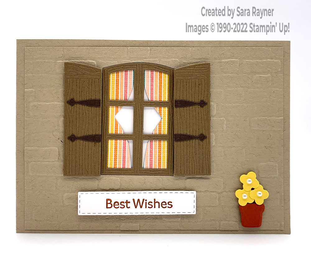 Welcoming Window birthday card