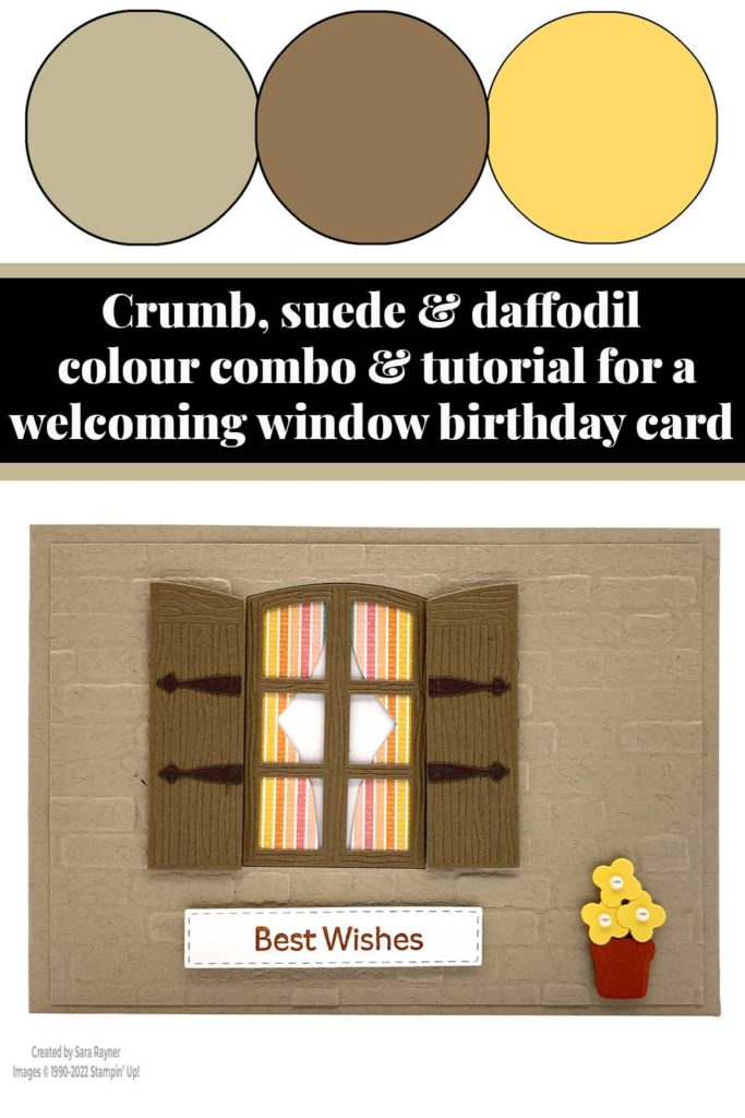 Welcoming Window birthday card tutorial