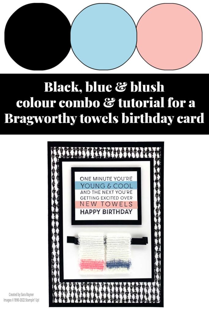 Bragworthy towels card tutorial