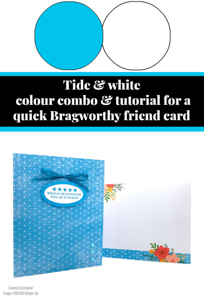 Quick Bragworthy card tutorial