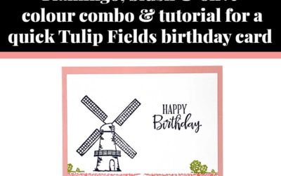 Tutorial for quick Tulip Fields card