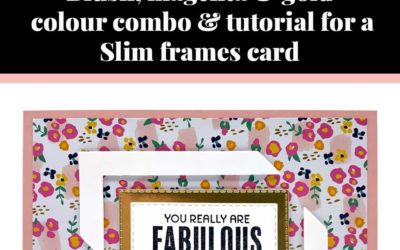 Tutorial for Slim frames card