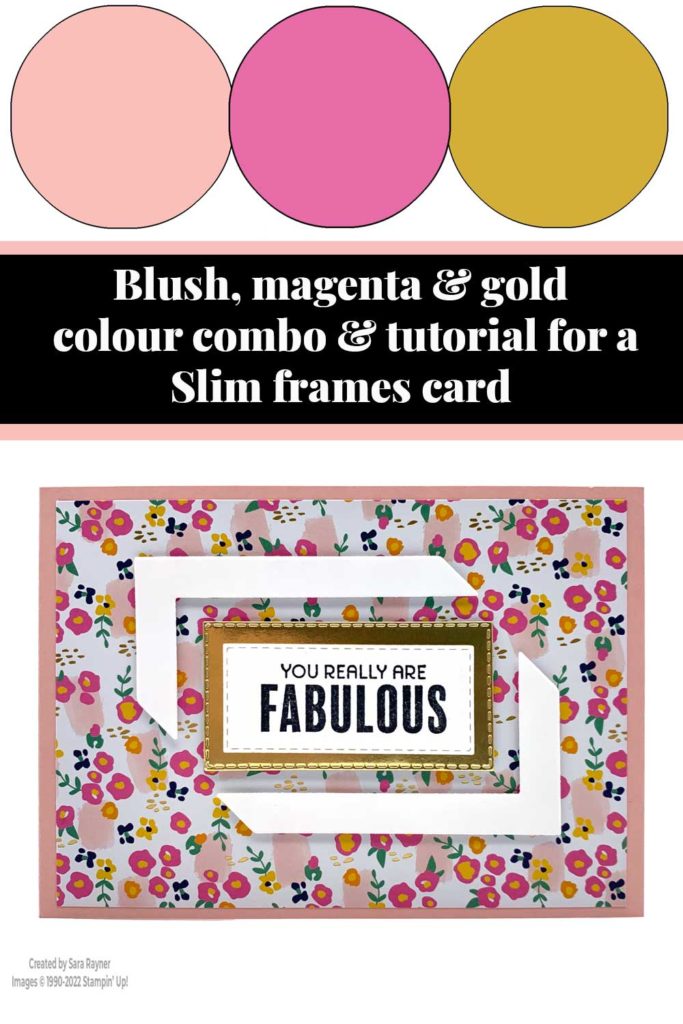 Slim frames card tutorial