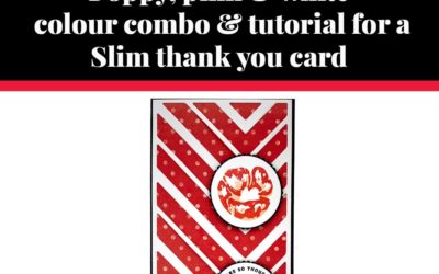 Tutorial for Slim thank you card