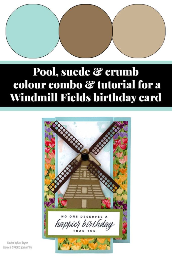 Windmill Fields birthday card tutorial