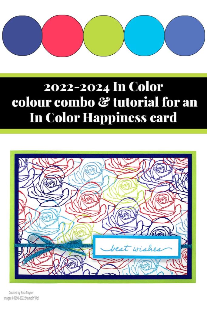 In Color Happiness card tutorial