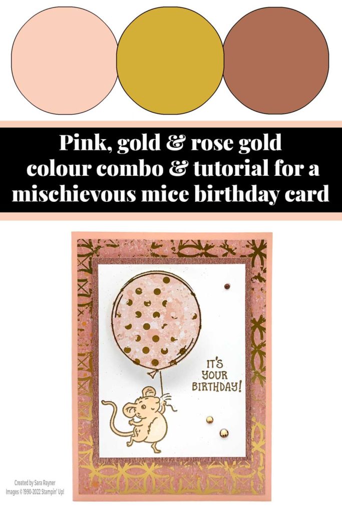 Mischievous Mice birthday card tutorial