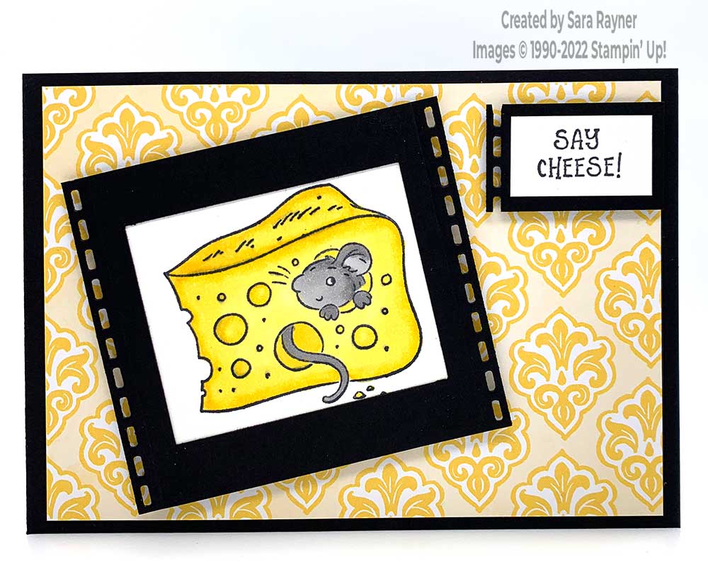 Cheesy Mischievous Mice card