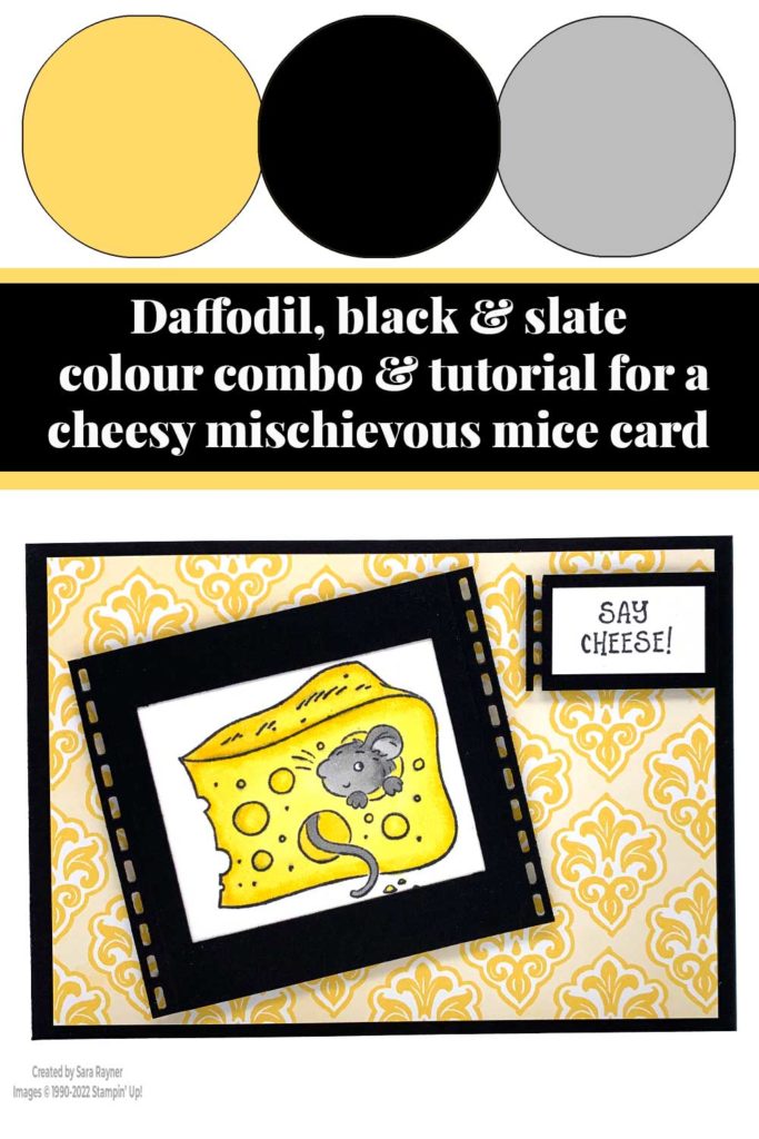 Cheesy Mischievous Mice card tutorial