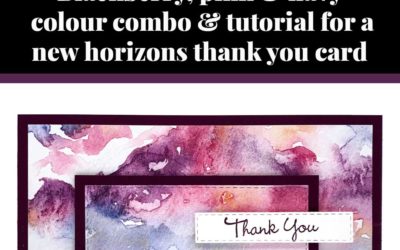 Tutorial for Horizons thank you card