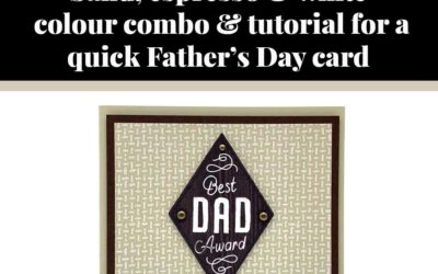 Tutorial for quick Father’s Day card