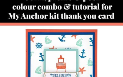 Tutorial for My Anchor kit thanks card