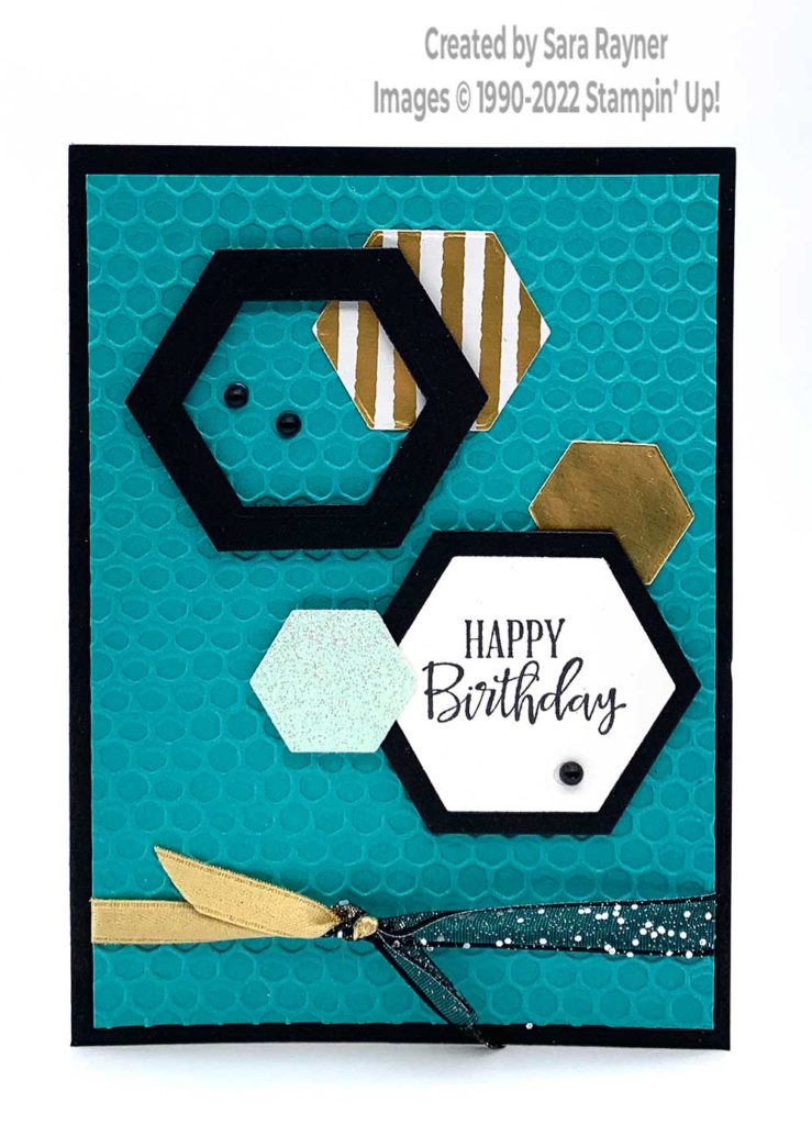 Hello Beautiful birthday card with a different layout