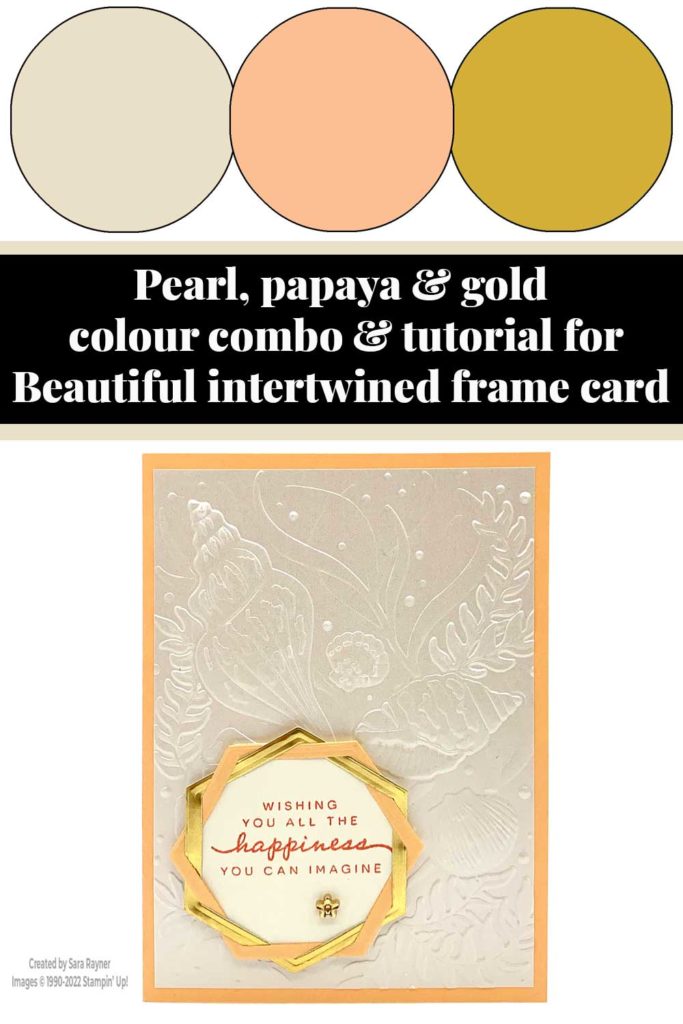 Beautiful intertwined frame card tutorial