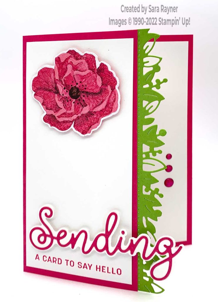 Eden Hues hello card alternative colour