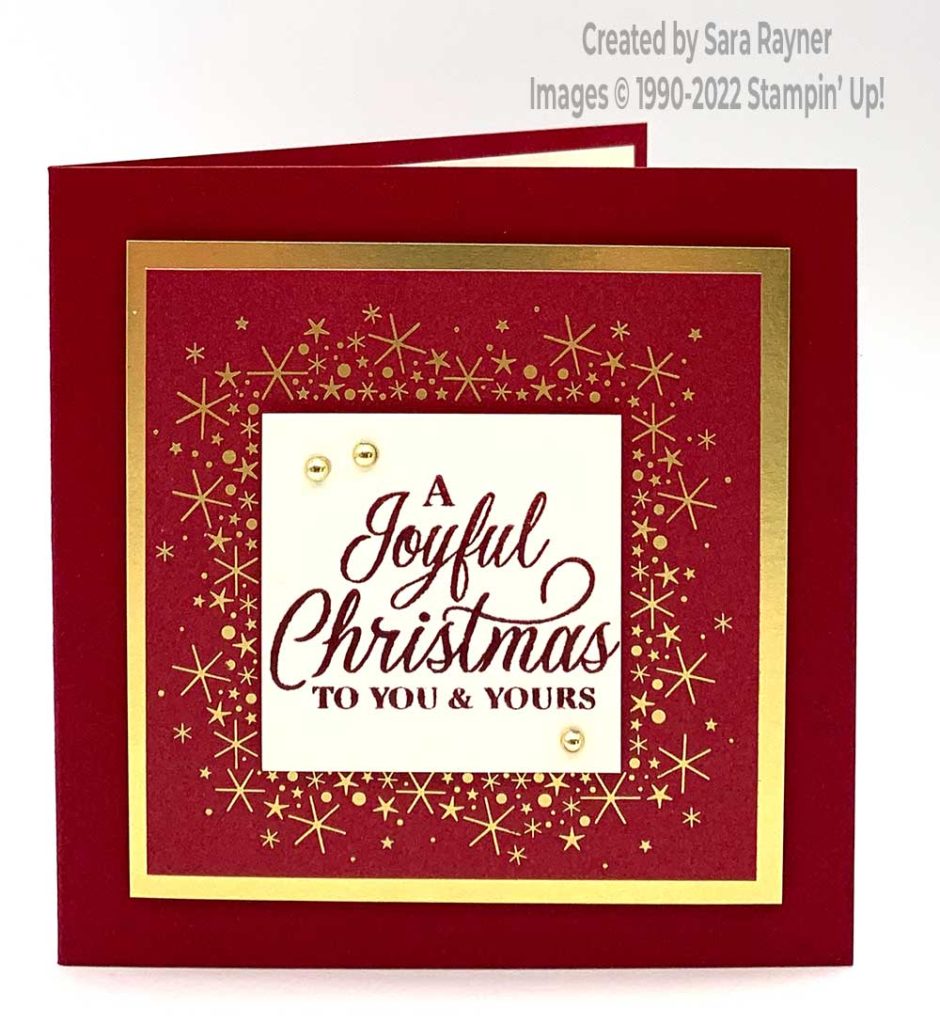 Quick Lights Aglow Christmas card