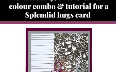 Tutorial for Splendid hugs card