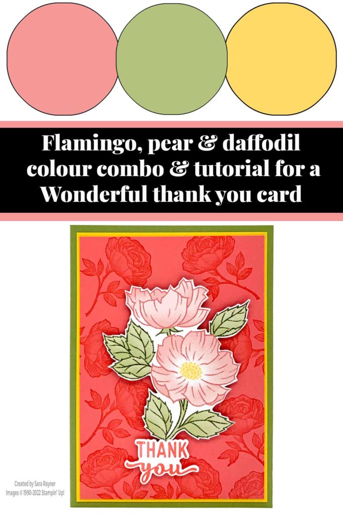 Wonderful thank you card tutorial