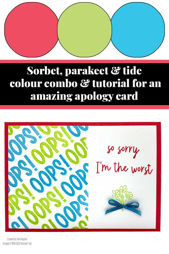 Amazing apology card tutorial