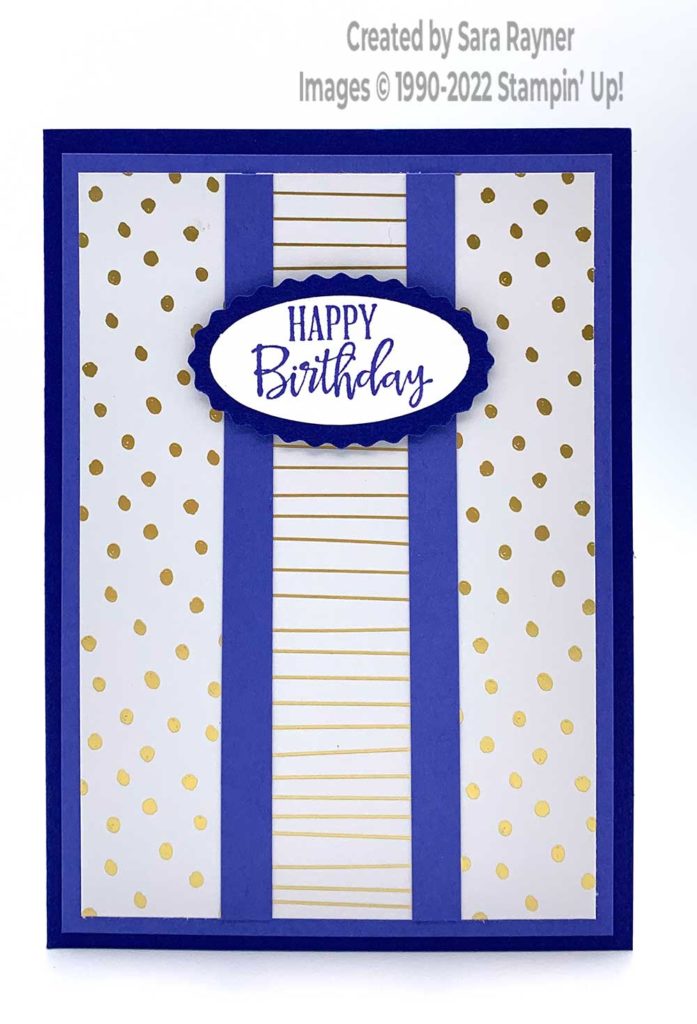 Quick Gold DSP birthday card