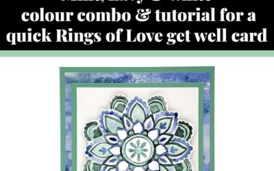 Tutorial for quick Rings of Love card