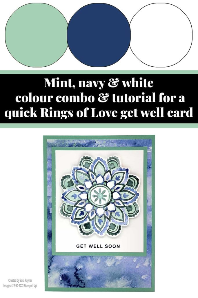Quick Rings of Love get well card tutorial