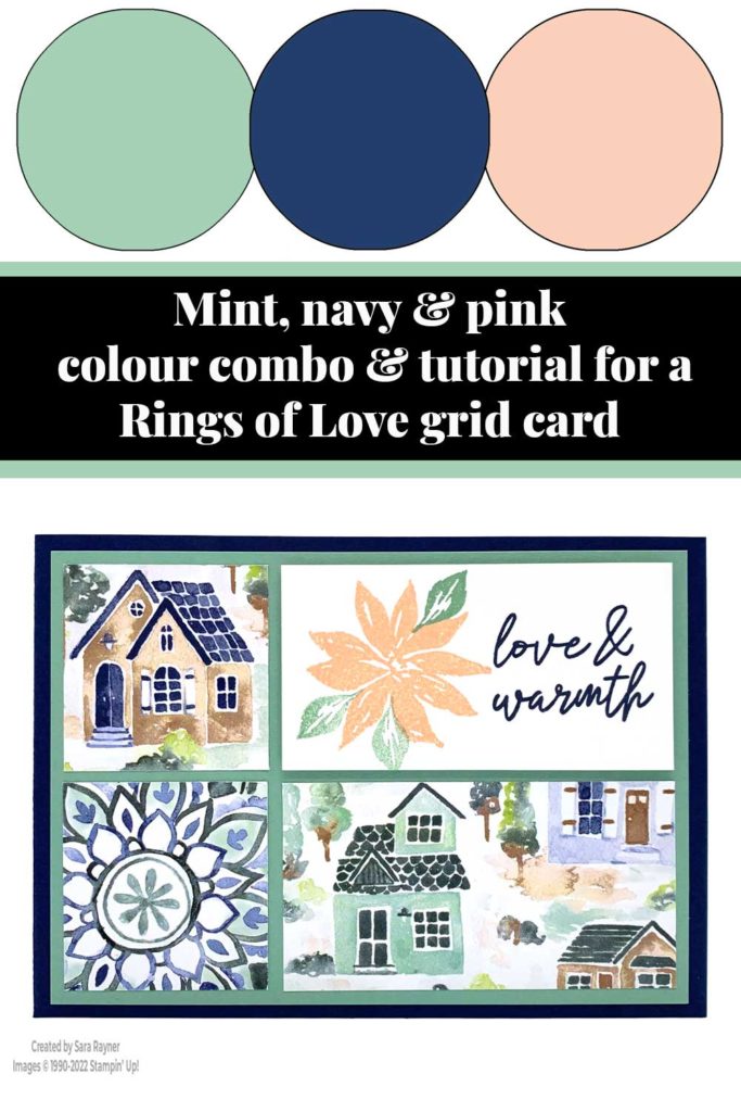 Rings of Love grid card tutorial