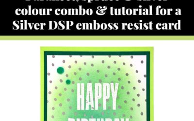 Tutorial for Silver DSP emboss resist card