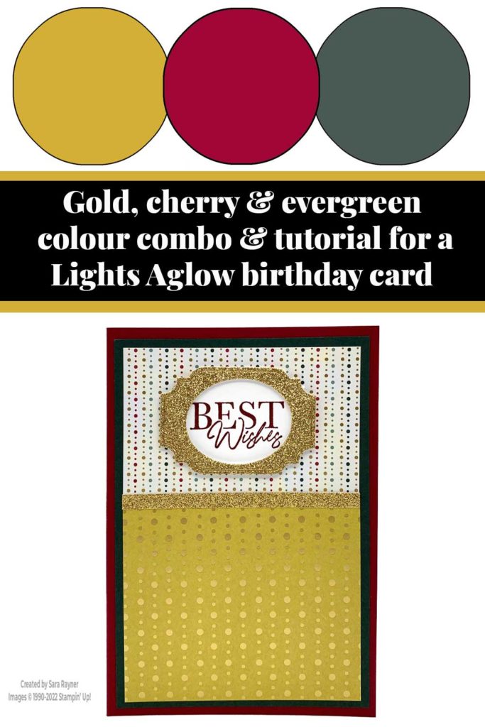 Lights Aglow birthday card tutorial